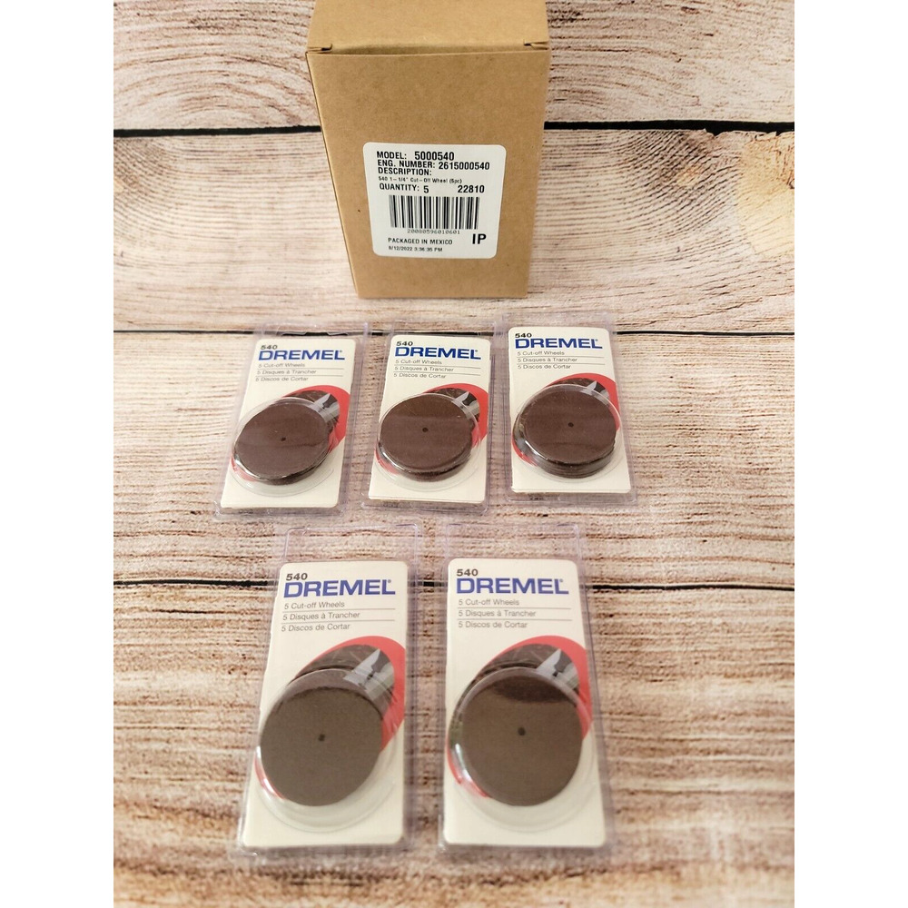 Dremel 540 Fiberglass 1-1/4 inch Cut-off Wheel Rotary Accessory Lot of 5